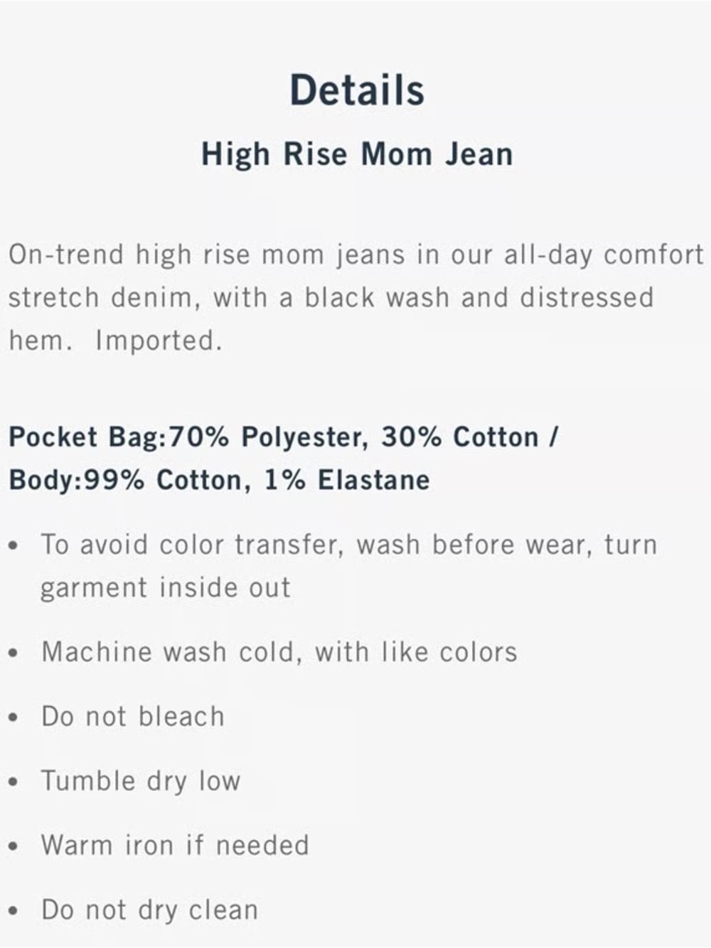 Abercrombie & Fitch Curve Love High-Rise Mom Jeans in Washed Black - Picture 11 of 12